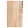 Vintiquewise 16 Rustic Natural Tree Log Wooden Rectangular Shape Serving Tray Cutting Board QI004047-16